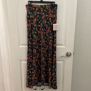 NWT LuLaRoe Colorful Contemporary Maxi Skirt